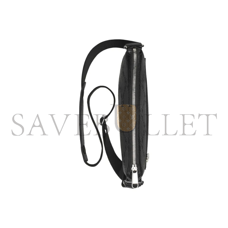 GUCCI GG EMBOSSED SMALL MESSENGER BAG 406410 (26*23*3cm)